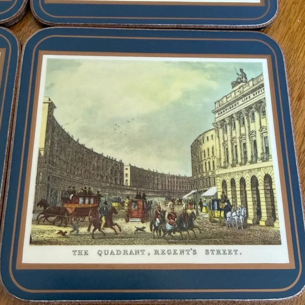 Vintage English Life cork coasters